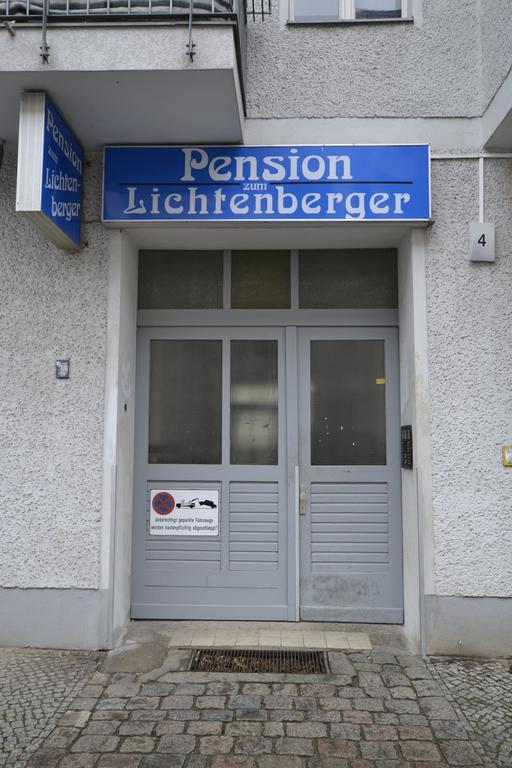 Pension Zum Lichtenberger Берлін Екстер'єр фото